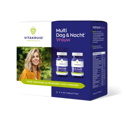 Afbeelding van Vitakruid Multi Dag &amp; Nacht Vrouw 2 X 90 tabletten, 2x90 stuks
