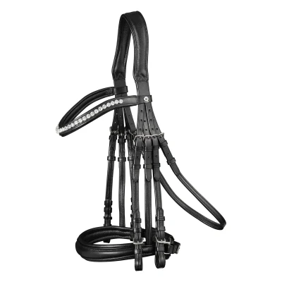 Afbeelding van Waldhausen S&amp;T Hoofdstel X Line Supersoft Zw. C Zwart Cob