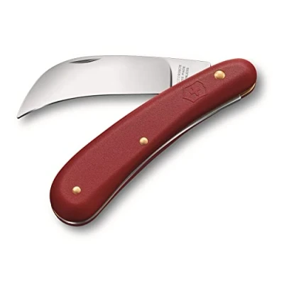 Afbeelding van Victorinox Hakenmesser M, Gartenmesser mit Gebogener Klinge, für Gartenarbeiten, Rostfreier Stahl, Rot