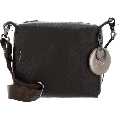 Afbeelding van Mandarina Duck Mellow Leather schoudertas voor dames, 26 x 24 10 (L H b), Bruin (Mole), 26x24x10 W)