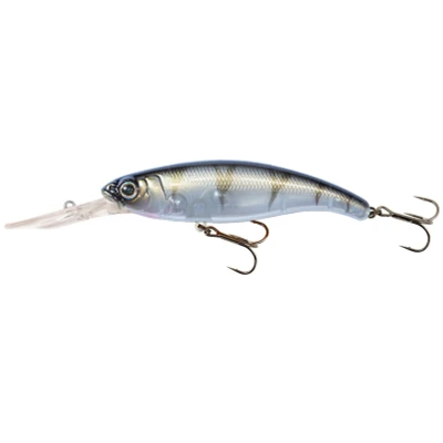 Afbeelding van Fox Rage Slick Stick DR 9cm 15gr Floating 0 4,5m UV Striped Shiner (met ratels) Plug