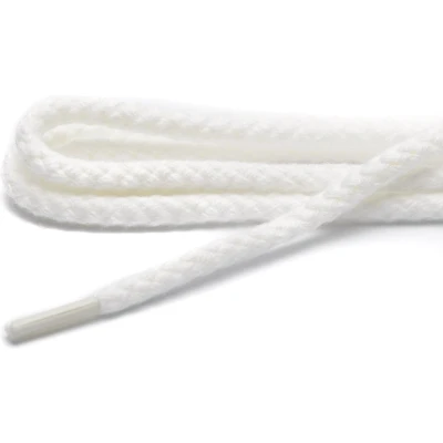 Afbeelding van Cordial Schoenveters Wit rond grof geweven veterlengte 70 cm 4 6 gaatjes