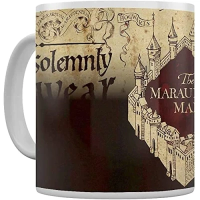 Afbeelding van Harry Potter The Marauders Map Heat Changing Mug