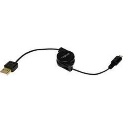 Afbeelding van Logilink USB 2.0 A Male naar Micro 0.75 m