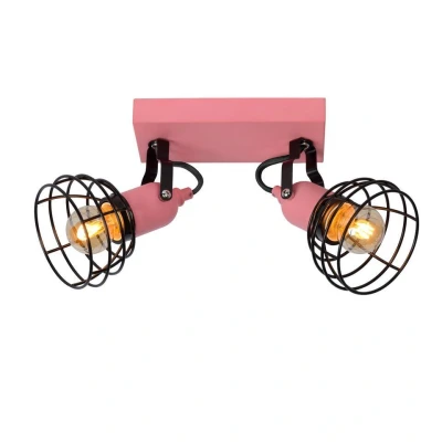 Afbeelding van Lucide POLA Plafondspot 2xE27 Roze