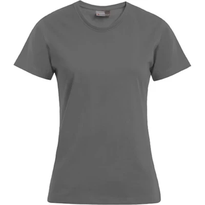 Afbeelding van Damesshirt &#039;Premium T&#039; met ronde hals Graphite XXL