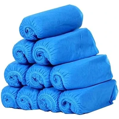 Afbeelding van G4GADGET 30 stks Wegwerp Schoen Cover Blauw Anti Slip Schoonmaken Overschoenen Boot Veiligheid, Blauw, 16inch