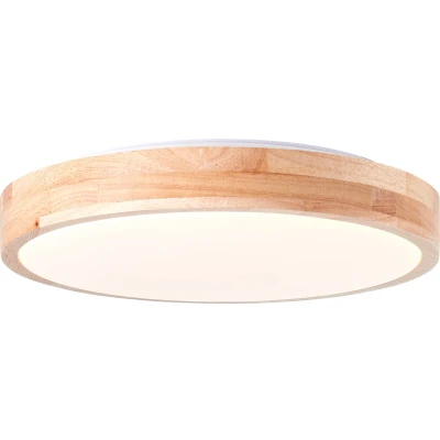 Afbeelding van Brilliant Slimline Plafondlamp 24W 3000K Hout