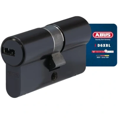 Afbeelding van ABUS Profielcilinder D6XBL 35/35 met codekaart en 5 sleutels 96809 zwart