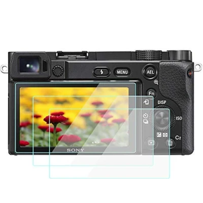 Afbeelding van Komet a6300 Screen Protector voor Sony a6600 a6400 A6100 a6000 Camera, 9H Gehard Glas Anti Schraap Bubble Stof (3 Pack)