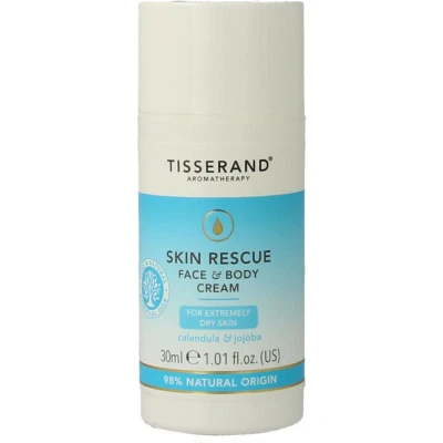 Afbeelding van Tisserand Face &amp; bodycream skin rescue 30 Milliliter