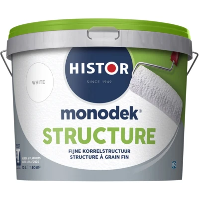 Afbeelding van Histor Monodek Structure Muurverf 10 liter Wit
