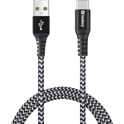 Afbeelding van Sandberg Survivor USB C A Cable 1M, *USBCM, *USBAM
