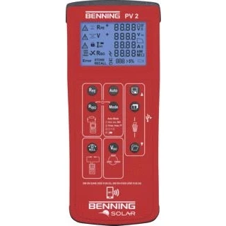 Afbeelding van Benning pv 2 tester voor fotovoltaische installaties 050422