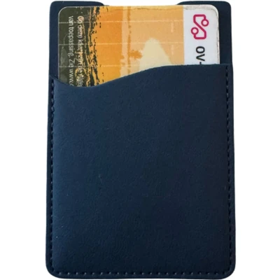 Afbeelding van Opplakbare pasjeshouder Hoesje voor op telefoon Universele Cardholder Blauw