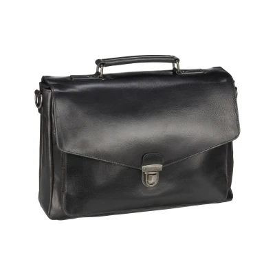 Afbeelding van LEONHARD HEYDEN Afzonderlijke gevallen Laptoptas met laptopvak Roma Briefbag 2 Compartments Black Zwart