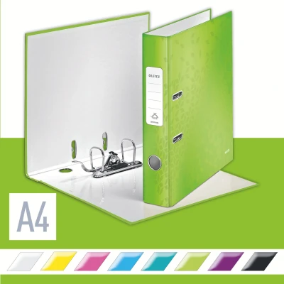 Afbeelding van Leitz WOW ordner groen, rug van 5,2 cm