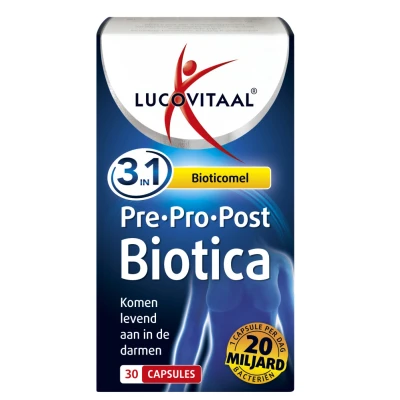 Afbeelding van 2x Lucovitaal Pre Pro Post Biotica 30 capsules