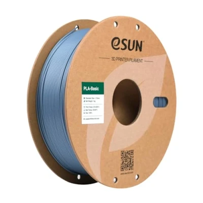Afbeelding van eSUN PLA Filament 1.75mm, SS Hoge Snelheid 3D Printer Dimensionale nauwkeurigheid +/ 0.03mm, 1KG Spool (2.2 LBS) Super Speedy voor (Lichtgrijs, 1KG)