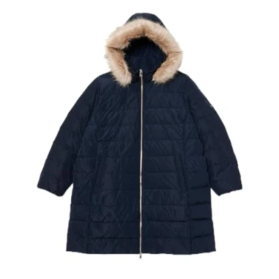 Afbeelding van Tommy Hilfiger Dames CRV TYRA HERITAGE JAS MET FUR WW0WW44276 Puffer Coat, Desert Sky, 46, Blauw (Woestijnhemel), 72