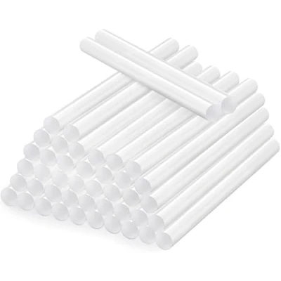 Afbeelding van OfficeTree 50 x lijmpistool 7 mm 150 extra sterk &amp; sneldrogend sticks lijmstiften voor inclusief 2 vingerbeschermkappen