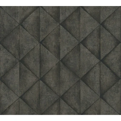 Afbeelding van AS Creation Industrial 37742 5 377425 Zwart / Grijs