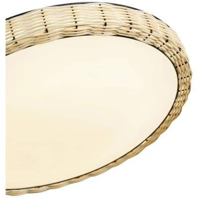 Afbeelding van ECO Light 9370 S RT MAY LED plafondlamp 12 W Hout, Zwart
