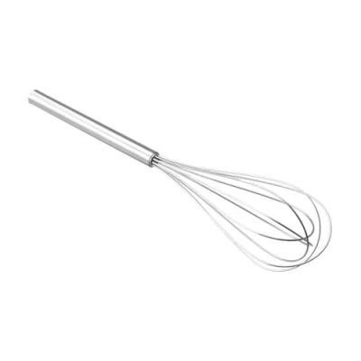 Afbeelding van HENDI Pianodraad garde, met dun handvat, 5 flexibele draden, voor mixen, ballongarde, vaatwasmachinebestendig, draadddikte van 1mm, (L)280mm, roestvast staal