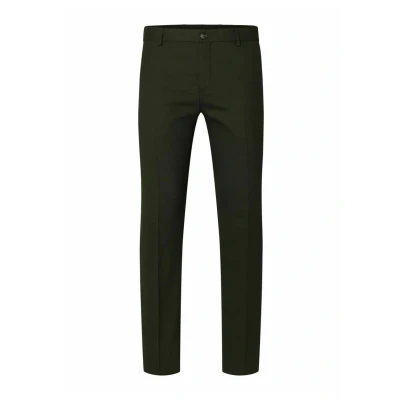 Afbeelding van Selected Homme Slhneil NOOS Broek, Heren, Maat: 48, Dark green
