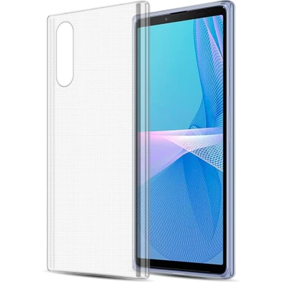 Afbeelding van Cadorabo Hoesje geschikt voor Sony Xperia 10 III in VOLLEDIG TRANSPARANT Beschermhoes gemaakt van flexibel TPU Silicone Case Cover