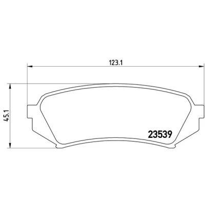 Afbeelding van Brembo Remblokset P 83 049