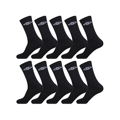 Afbeelding van Pack 10 Pares De Calcetines Umbro En Color Negro Talla 39/42