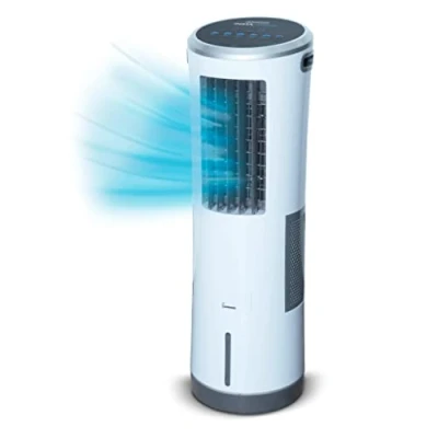Afbeelding van Livington InstaChill Aircooler met waterkoeling 3 niveaus krachtige maxi tower luchtkoeler 8,5L tankvolume