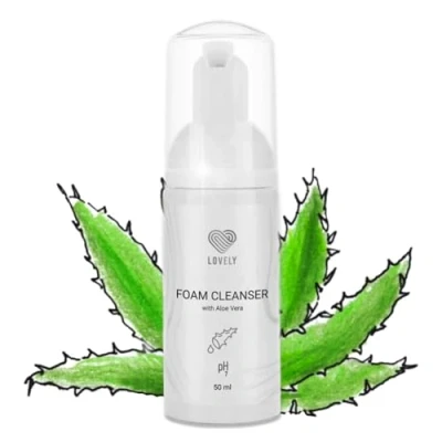 Afbeelding van Lovely Wimpershampoo voor wimperverlenging, aloë vera geur, 50 ml, olievrije schuimreiniger wimpers, zachte reiniger wimpers en gezicht, make up remover shampoo wimperextensions