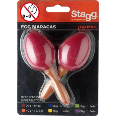 Afbeelding van Stagg Maracas EGG MA S/RD Rood