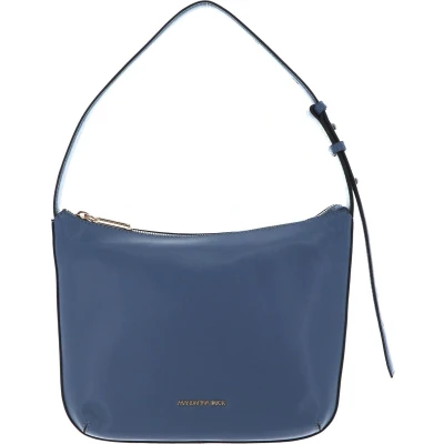 Afbeelding van MANDARINA DUCK Leren Schoudertas Luna Hobo Small Waterfall Grijs