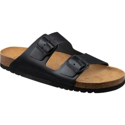 Afbeelding van Slipper Scholl Men Julien Leather Black Schoenmaat 41