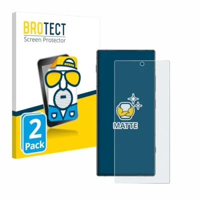 Afbeelding van BROTECT (2 Stuks) Antireflecterende Beschermfolie voor Nubia Z70 Ultra Anti Glare Screen Protector, Mat, Ontspiegelend