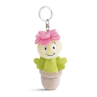 Afbeelding van sleutelhanger Sedum Amalia 10 cm groen Duurzame metgezel knuffeldierhanger met sleutelring voor sleutelkoord, tas, rugzak en meer