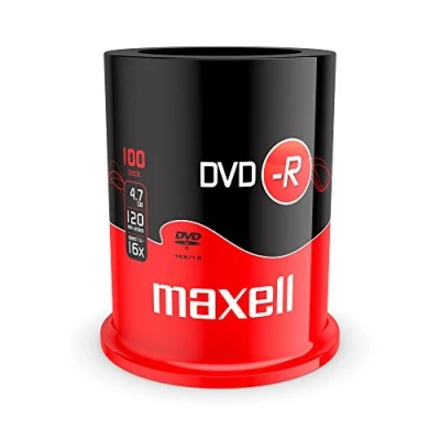 Afbeelding van DVD R 4,7 GB MAXELL 16x Cakebox 100 stuks