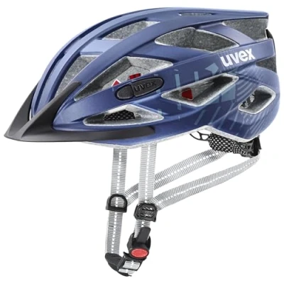 Afbeelding van uvex city i vo lichte stadshelm voor dames en heren incl. led licht individueel passysteem deep space matt 52 57 cm