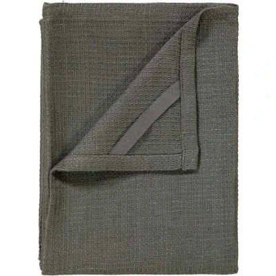 Afbeelding van Blomus Theedoek Grid Set Van 2 Agave Green Groen 50x70cm
