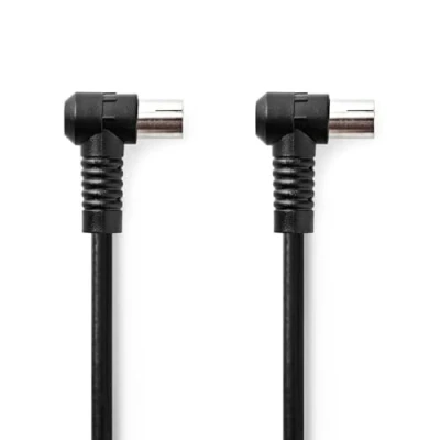 Afbeelding van Nedis Csgl40120Bk30 Coaxkabel Iec (Coax) Male Female Vernikkeld 120 Db 75 Ohm Viervoudig