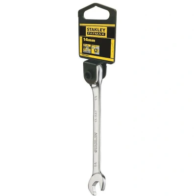 Afbeelding van Stanley handgereedschap FATMAX Omkeerbare Ringsteeksleutel met ratel 14mm FMMT13087 0