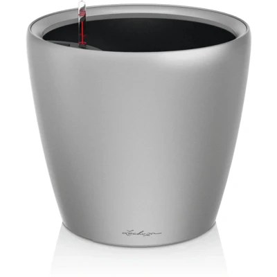 Afbeelding van Lechuza Classico premium 43 Zilver metallic