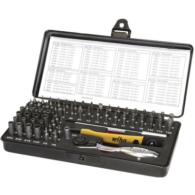 Afbeelding van Wiha MicroBit set ESD assorti 65 delig (39971)