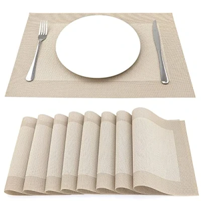 Afbeelding van Placemats, 4 of 8 stuks, keuze uit diverse kleuren, Set van
