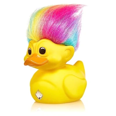 Afbeelding van TUBBZ First Edition Rainbow Troll Collectible Vinyl Rubber Duck Figure Officiële Trolls Merchandise TV, films en videogames