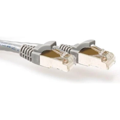 Afbeelding van ACT FB7001 LSZH SFTP CAT6A Patchkabel Snagless RJ45 connectoren Grijs 1 meter