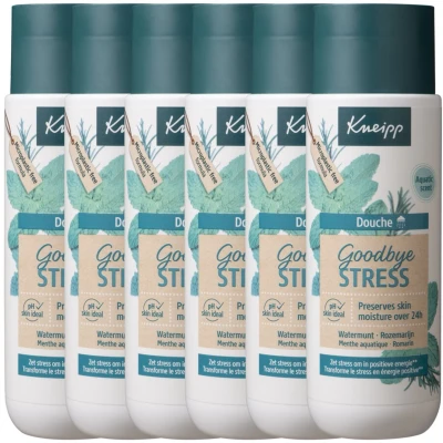 Afbeelding van Kneipp Goodbye Stress douchegel 6 x 200ml voordeelverpakking